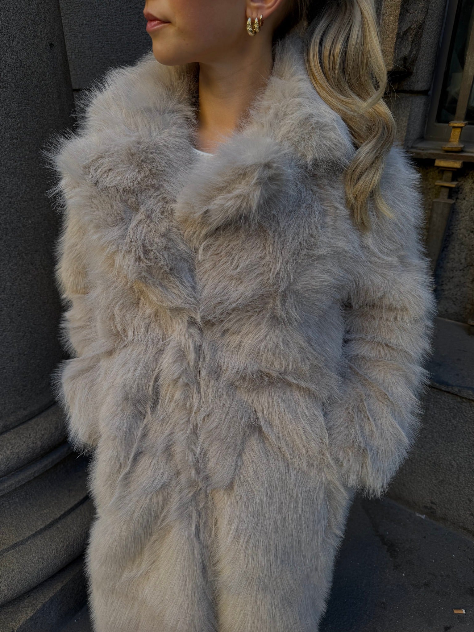 OBJISADORA Coat - White Sand